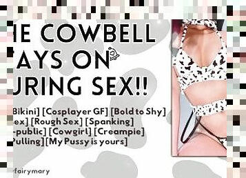 The Cowbell Stays on During Sex!!  ASMR  Cow Bikini, Cosplayer GF, Public