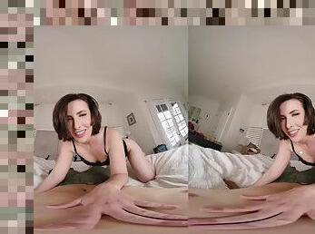 babes, cumshot, pov, undertøy, 3d, brunette, virkelig