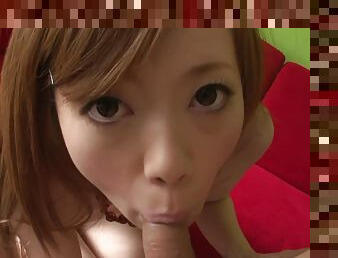 Japanese doll enjoying true pleasure