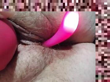 Your Milf Neighbor Masturbation with clit sucker and anal toy