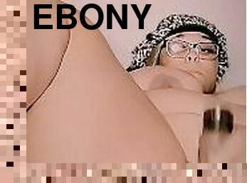 BBW Ebony Enjoying Her Toy