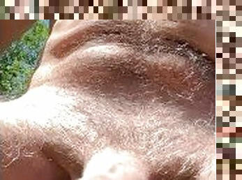 Just a squirt of precum in the sun