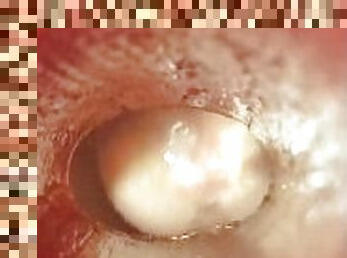 Camera In Vagina with MASSIVE COCK CREAMPIE