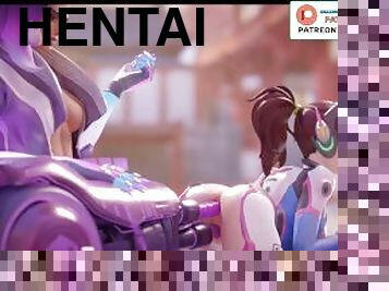 SOMBRA FUCK D.VA BY SEX MACHINE BEST OVERWETCH HENTAI ANIMATION