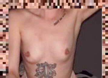 Tattooed E-Girl Drains Boyfriends Cock (Full Video On OF)