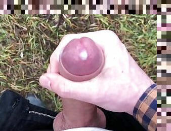 Juicy Jerk Off In The Woods Compilation / risky / handsome / big loads / huge veiny cock / horny