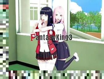 Hinata And Sakura Love Triangle  Naruto Uncensored Hentai  Promo