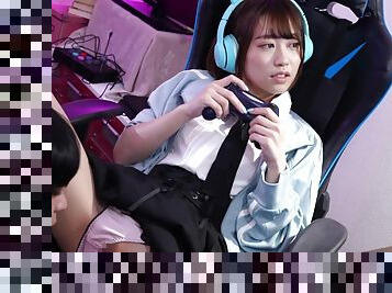 Nipponese hot gamer girl crazy movie