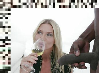 Nadya Basinger enjoys black cocks and black champagne IV360 - AnalVids