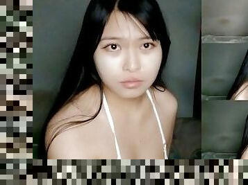 asia, amatir, sayang, blowjob-seks-dengan-mengisap-penis, penis-besar, remaja, buatan-rumah, thailand, dad-girl, sperma