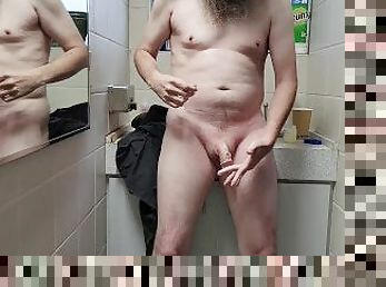 I Strip Completely Naked and Cum at Work!! So Risky!!!