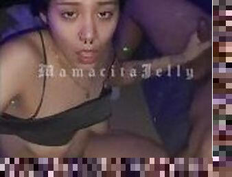 isteri, amatir, blowjob-seks-dengan-mengisap-penis, latina, hitam, bertiga, sudut-pandang, teransang, suami-yang-istrinya-tidak-setia, putih