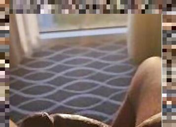Jerk off session at a fancy hotel (Stroking at Sunrise)