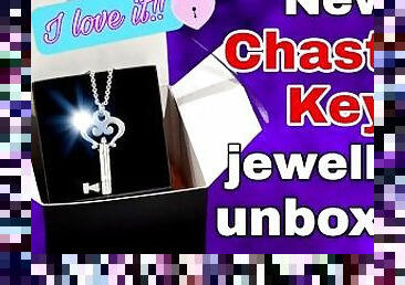Unboxing my new Chastity Key Jewellery from Chastity Shop! Femdom BDSM Real Homemade Milf Stepmom