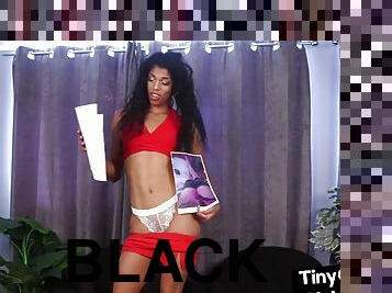 Black SPH domina humiliates small cocks in dirty talk video