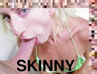 skinny, anal, cumshot, hardcore, pornostjerne, svelging, ludder, facial, cum, europeisk